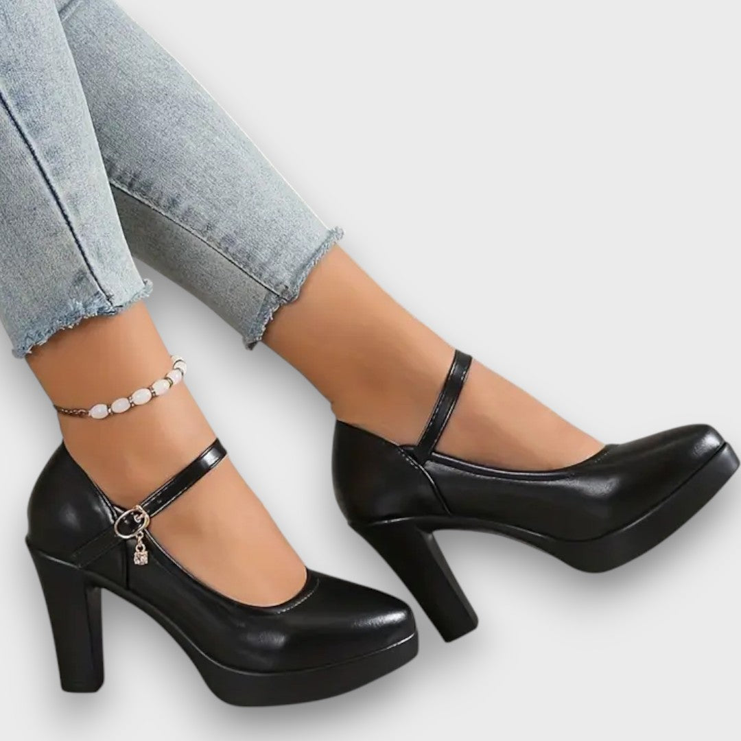 Zoe – Elegant High Heels with Block Heel