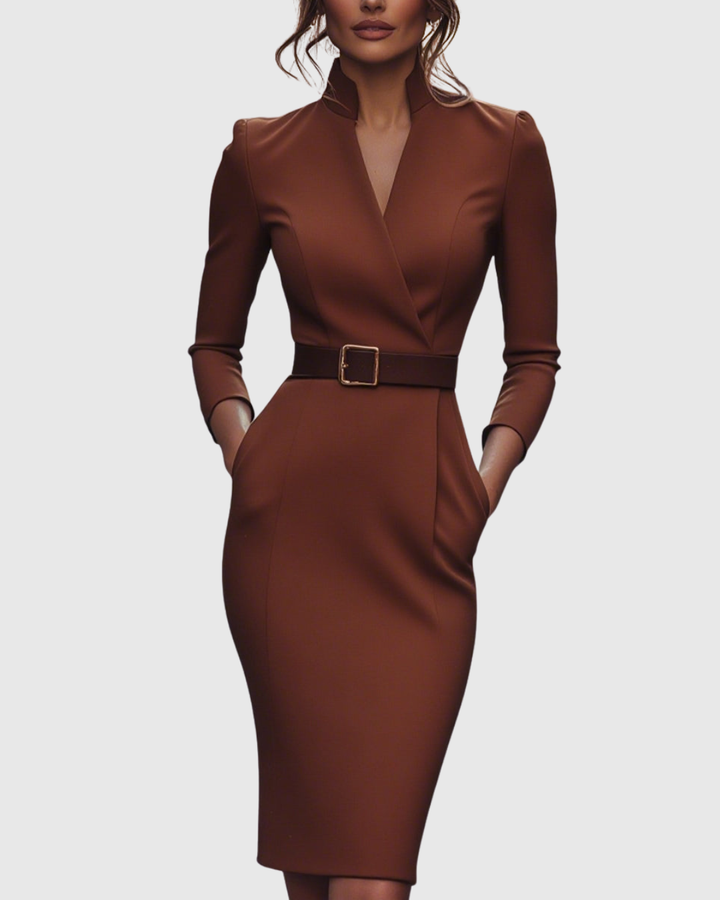 Natalie - Elegant Midi Dress
