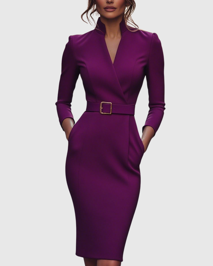 Natalie - Elegant Midi Dress