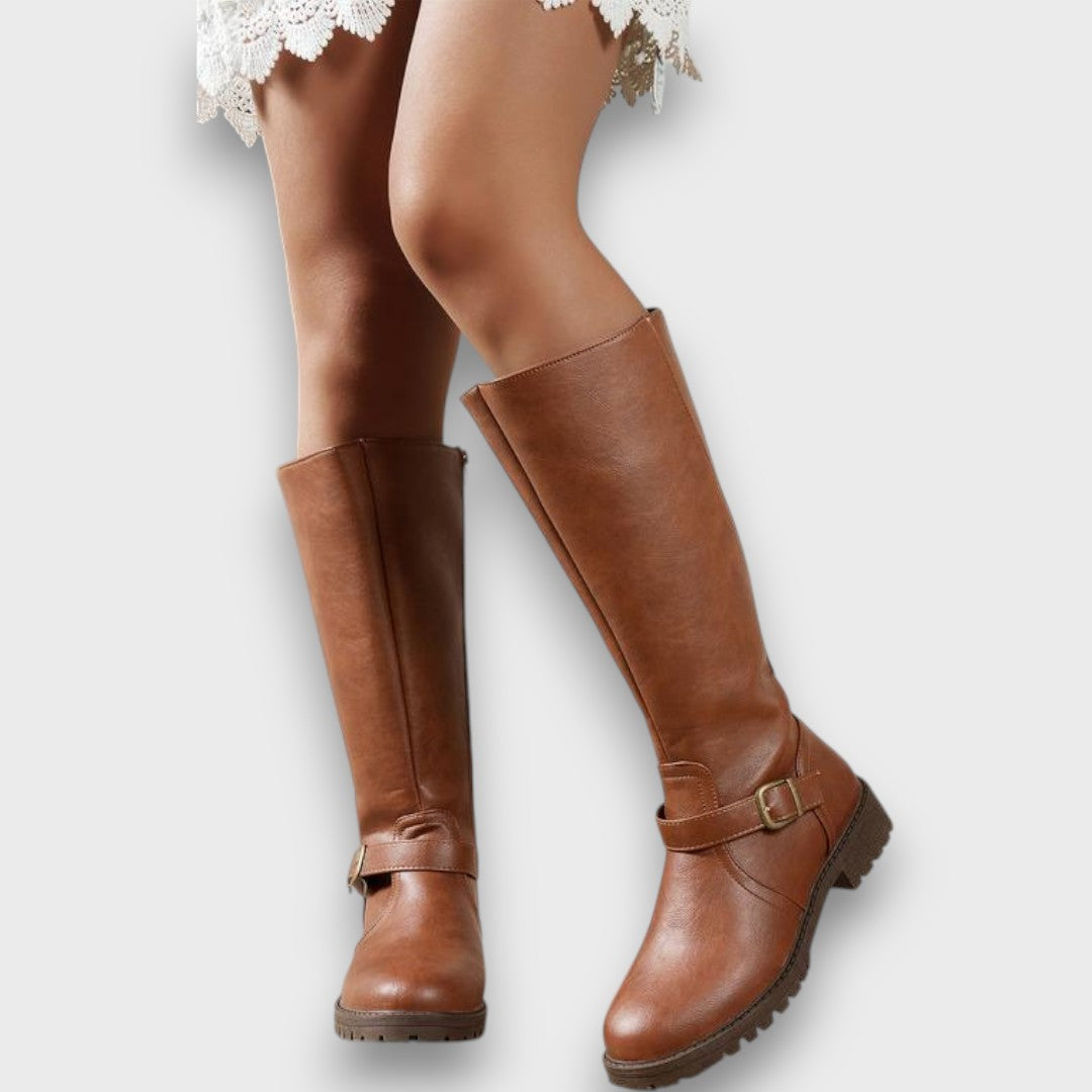 Elsira – Low-Heel Riding-Style Boots