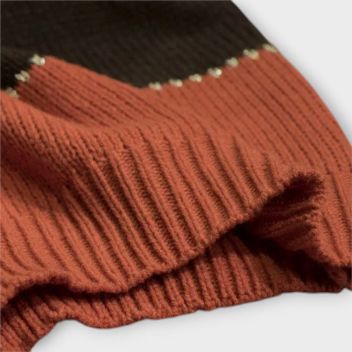 Elissa – Retro Pullover in Soft Knit