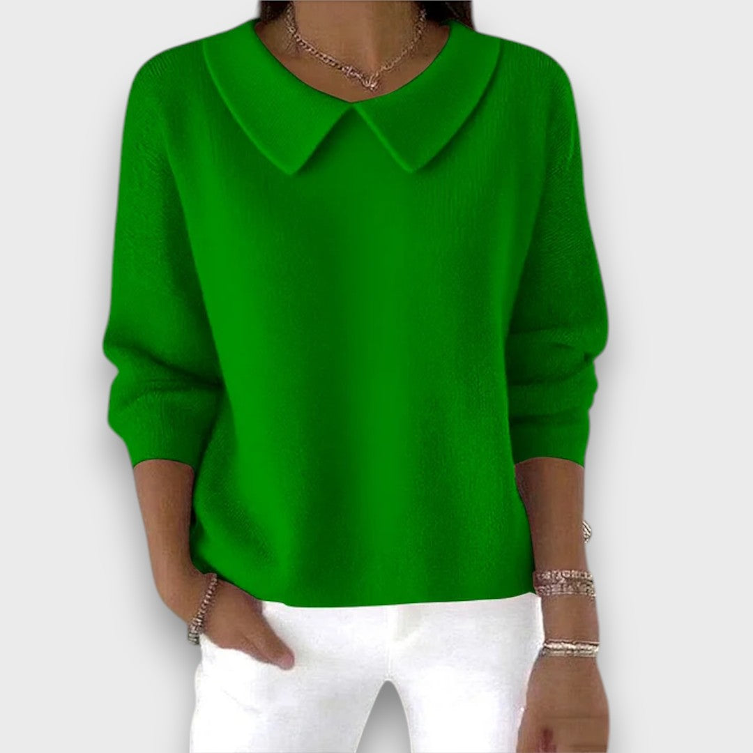Evarielle – Pullover with Collar Detail