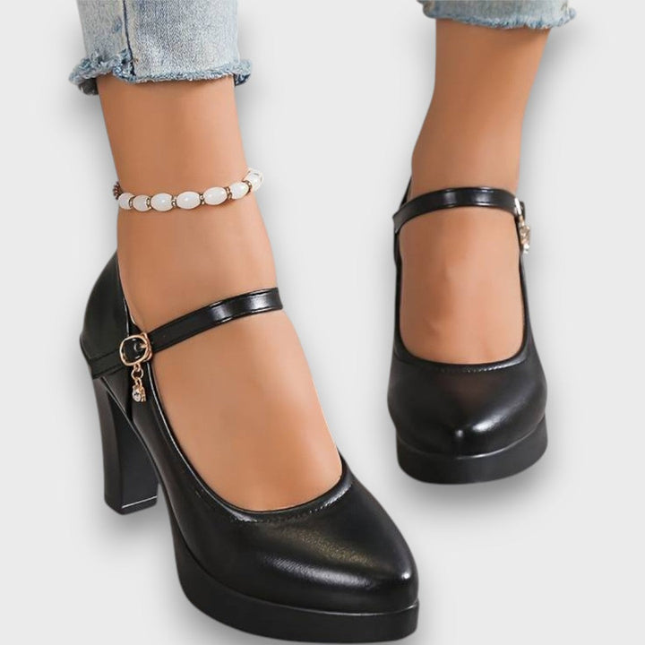 Zoe – Elegant High Heels with Block Heel