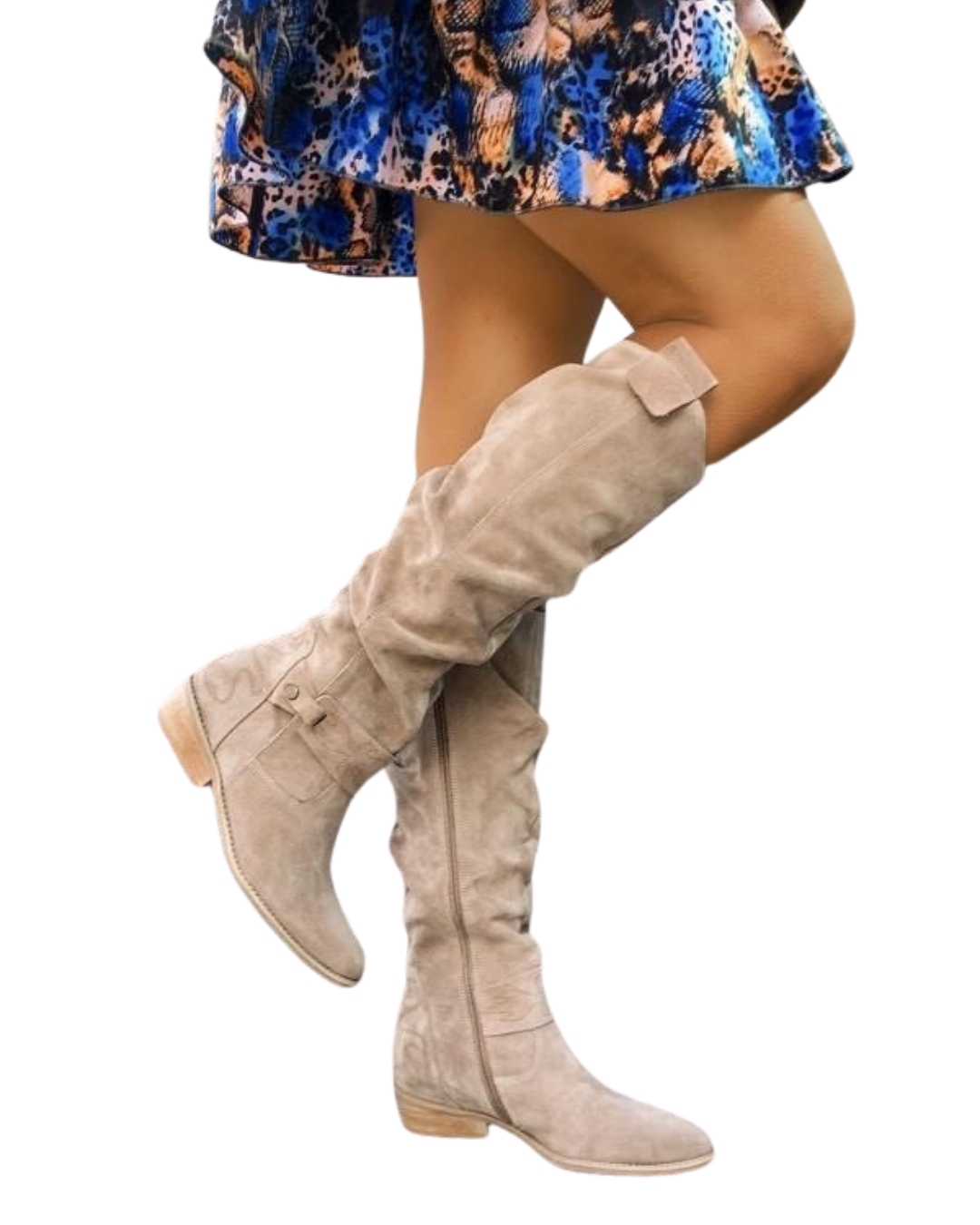 Zavira - Elegant Warm Suede Boots