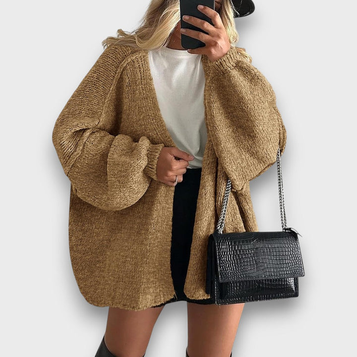Evonna – Oversized Open Cardigan