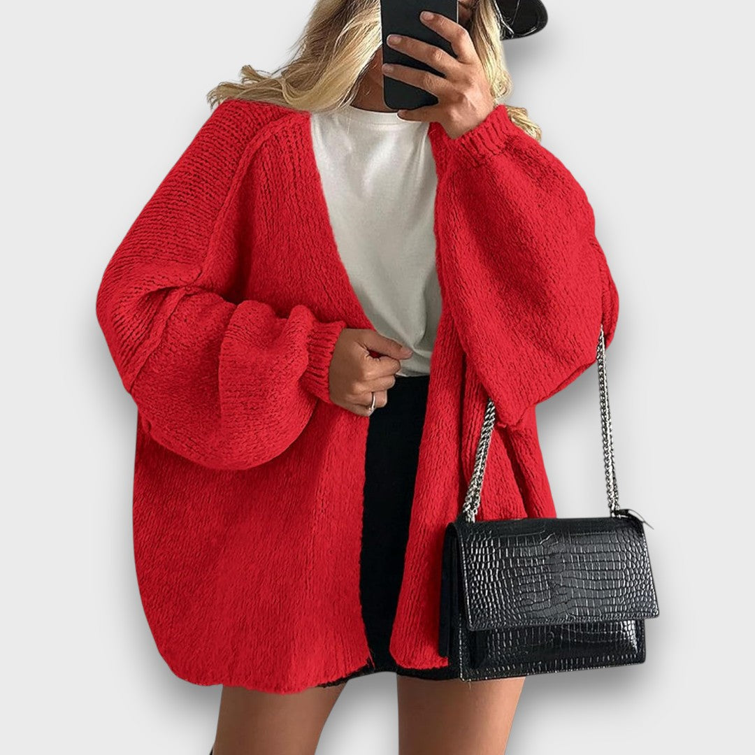Evonna – Oversized Open Cardigan