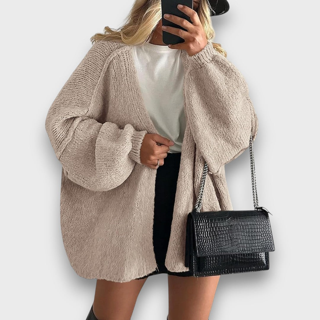 Evonna – Oversized Open Cardigan
