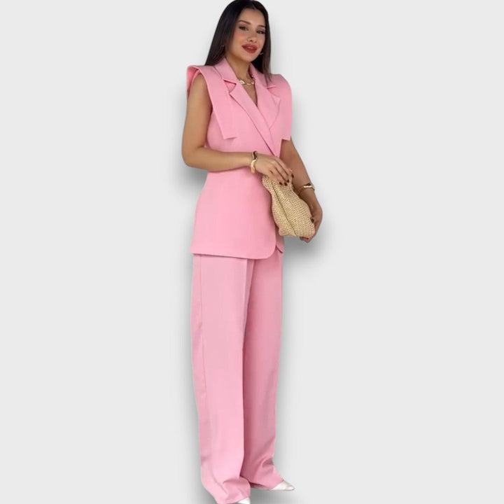 Olanda – Two-Piece Set with Oversized Blazer and Wide Pants