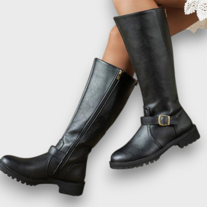 Elsira – Low-Heel Riding-Style Boots