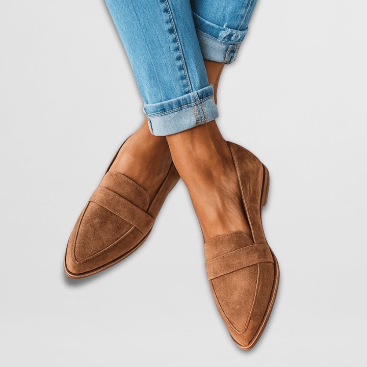 Helen - Soft Suede Loafers