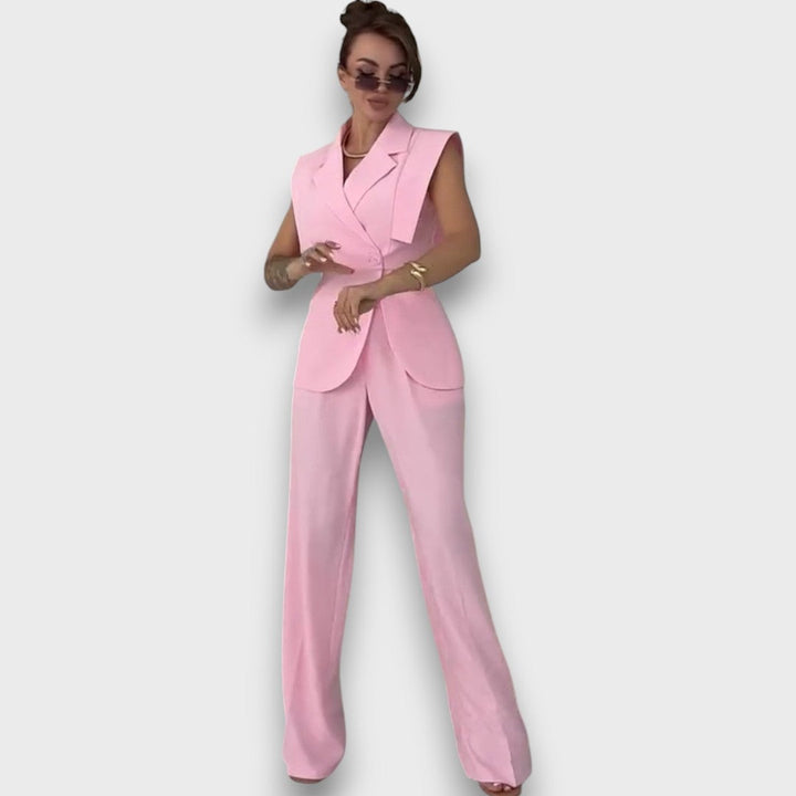 Olanda – Two-Piece Set with Oversized Blazer and Wide Pants