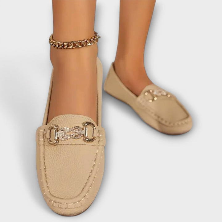 Brenaya – Elegant Moccasins with Metal Element