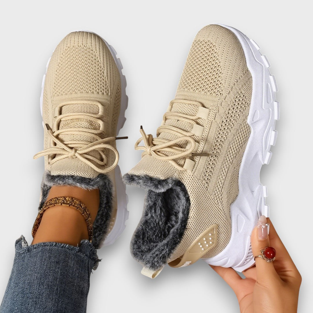 Chloe - Lace-Up Winter Sneakers