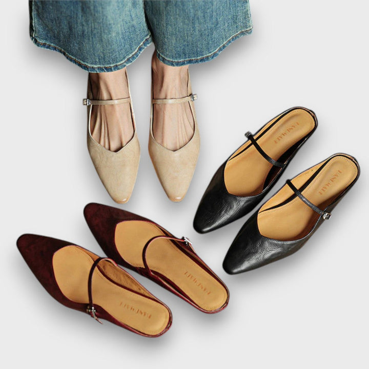 Ornella – Elegant Mules with Straps