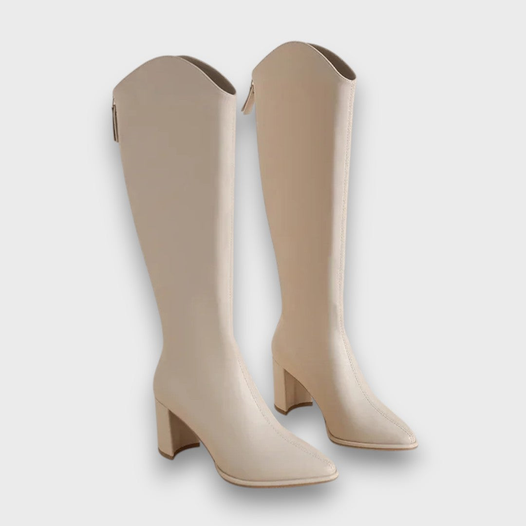 Valerine – Sleek High-Heel Longline Boots