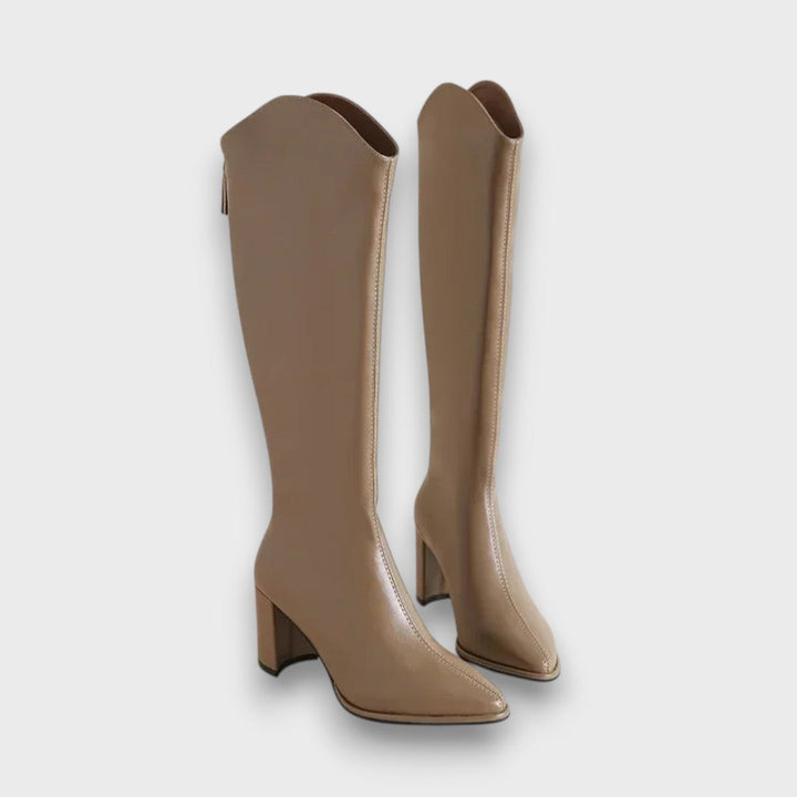 Valerine – Sleek High-Heel Longline Boots