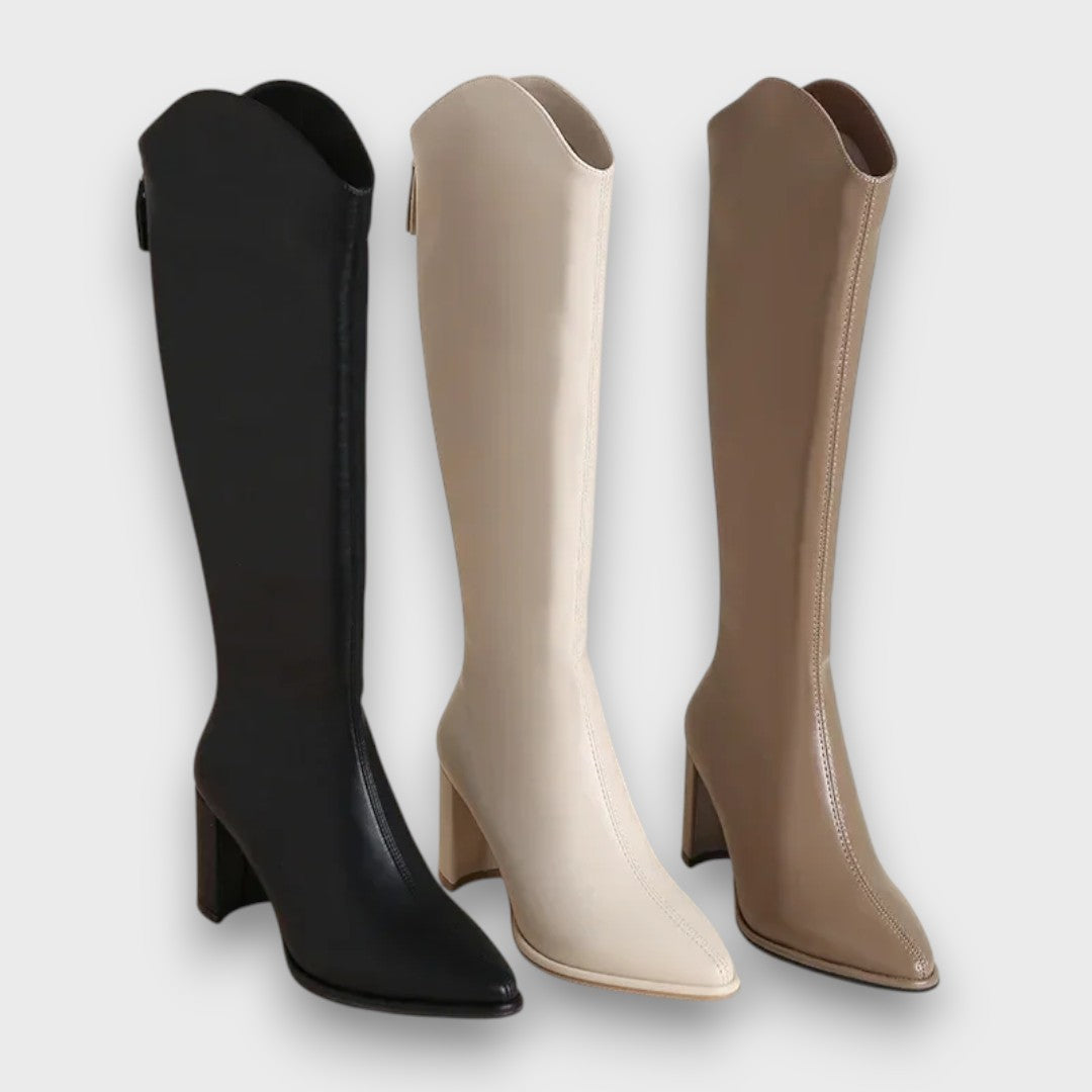 Valerine – Sleek High-Heel Longline Boots