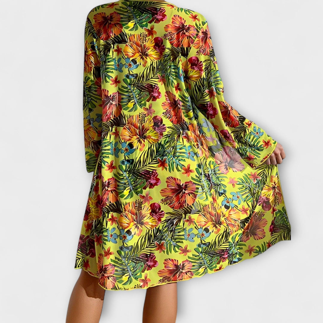 Malani – 3-Piece Bikini Set with Tropical Flair