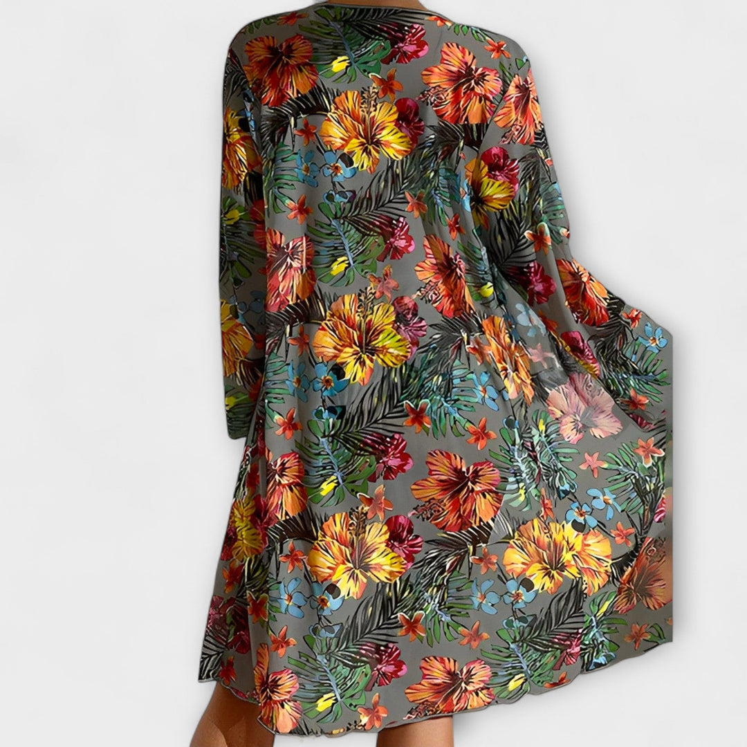 Malani – 3-Piece Bikini Set with Tropical Flair