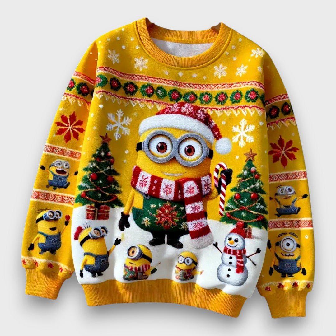 Mivoro – Playful Holiday Minion Sweater