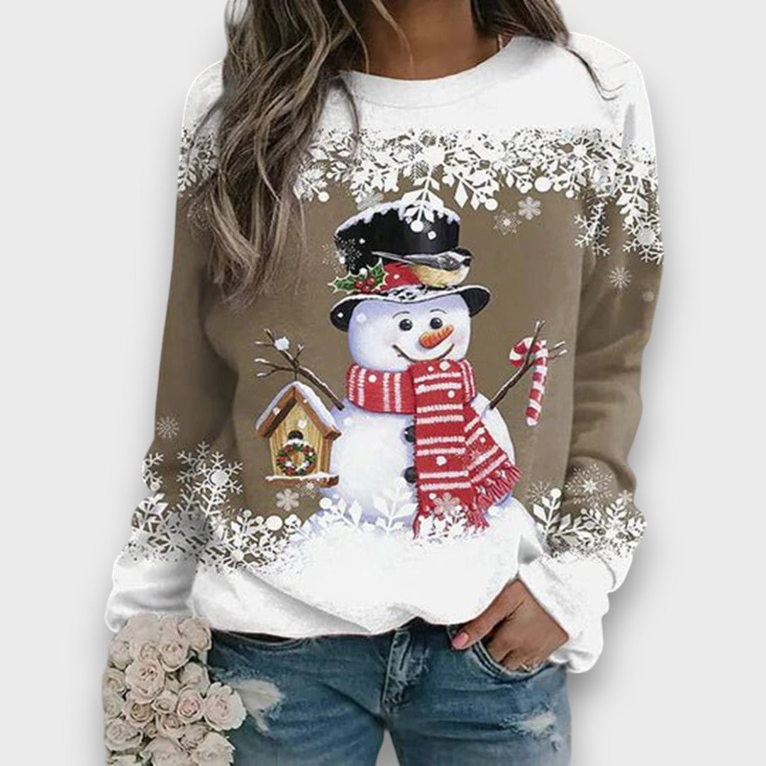 Mailena – Christmas Sweater with Snowman
