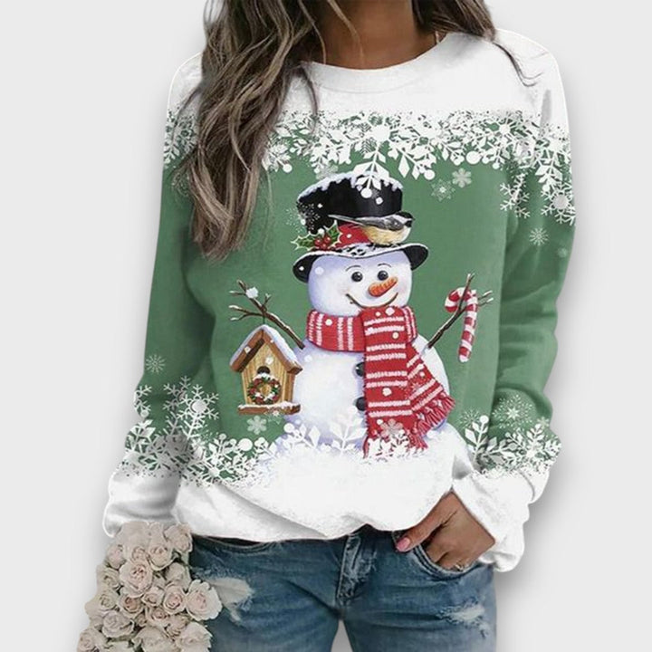 Mailena – Christmas Sweater with Snowman