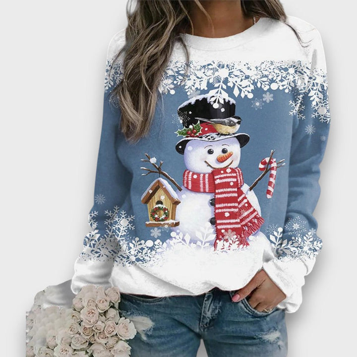 Mailena – Christmas Sweater with Snowman